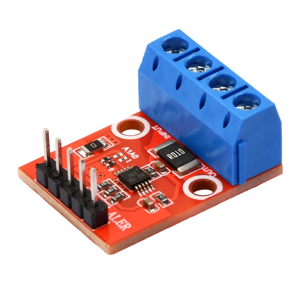 โมดูลวัดแรงดันและกระแสไฟฟ้า I2C 0-36V