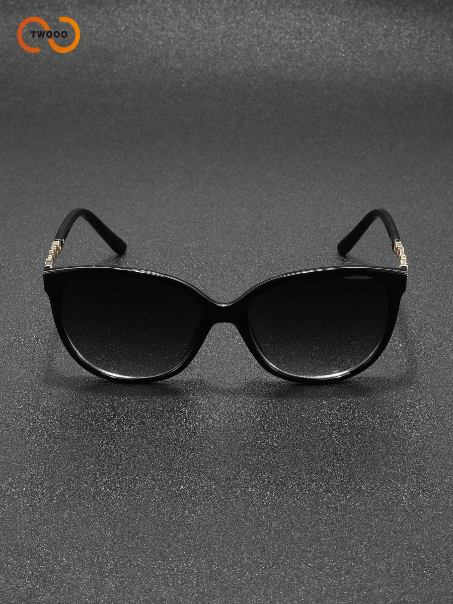 Katzenaugen-Sonnenbrille für Damen mit Metallkette, stilvoll und vielseitig, leicht – Detail 4