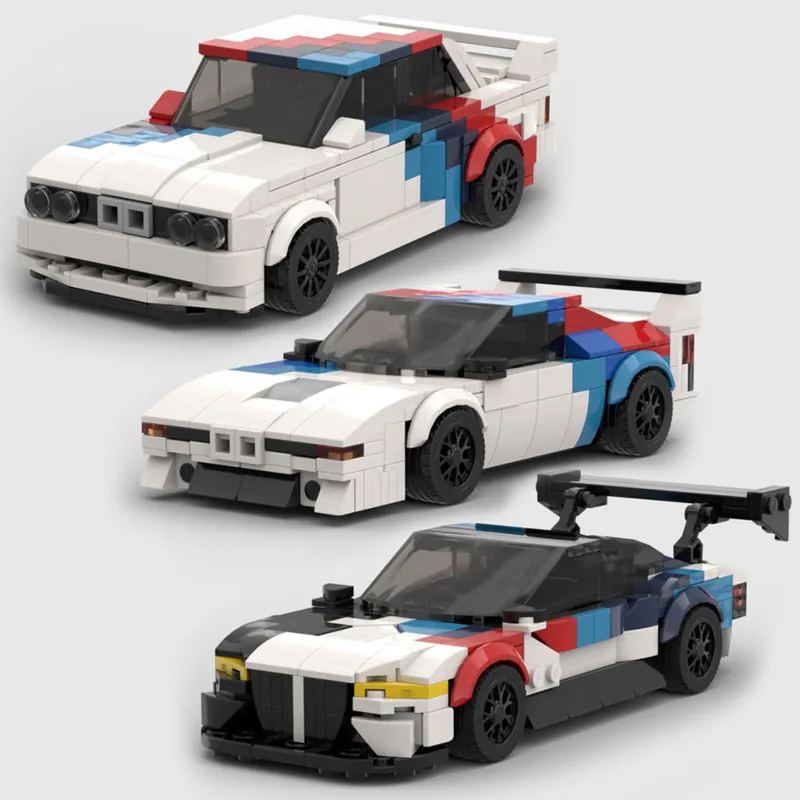 

Игрушечные скоростные автомобили M1 M3 E30 M4, гоночный спортивный автомобиль, строительные блоки, автомобиль, скоростные чемпионы, гоночный блок, гаражные Игрушки для мальчиков, подарок