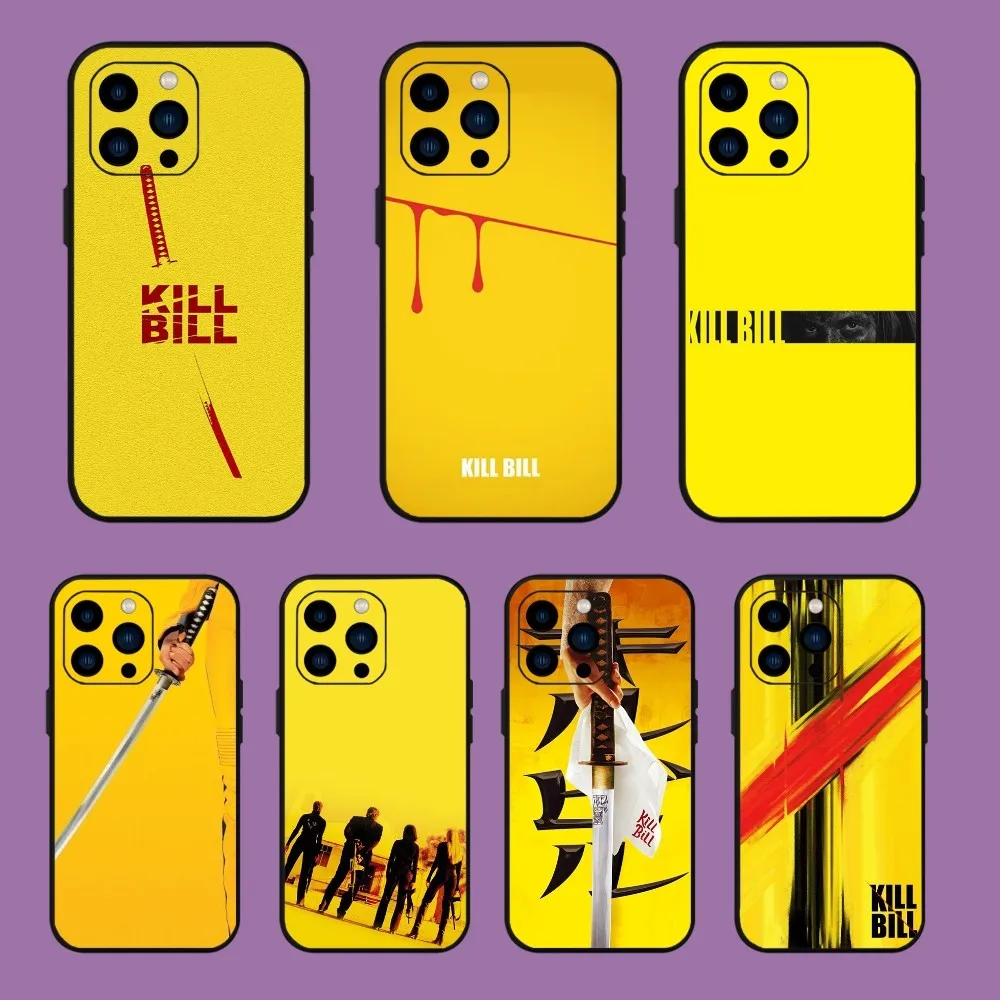 Custodia Per Telefono Movie-K-Kill-Bill Per Iphone 13 14 15 11 12 Mini Pro Max Guscio Trasparente