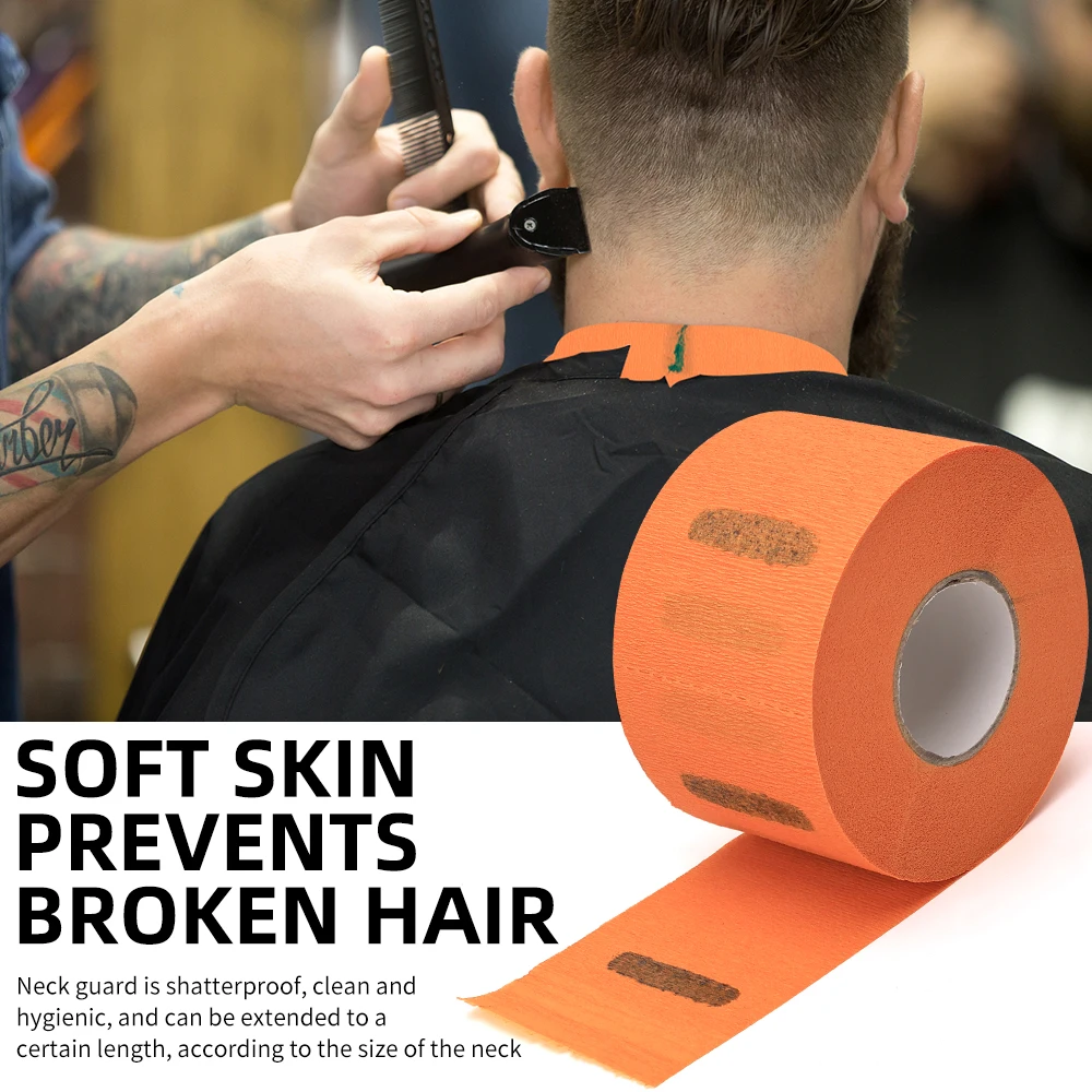 Disposable Neck Strips Hair Cutting Accessory Neck Paper Adjustable Barber Dedicated Salon Hairdressing For Barber 1 Roll/Pack