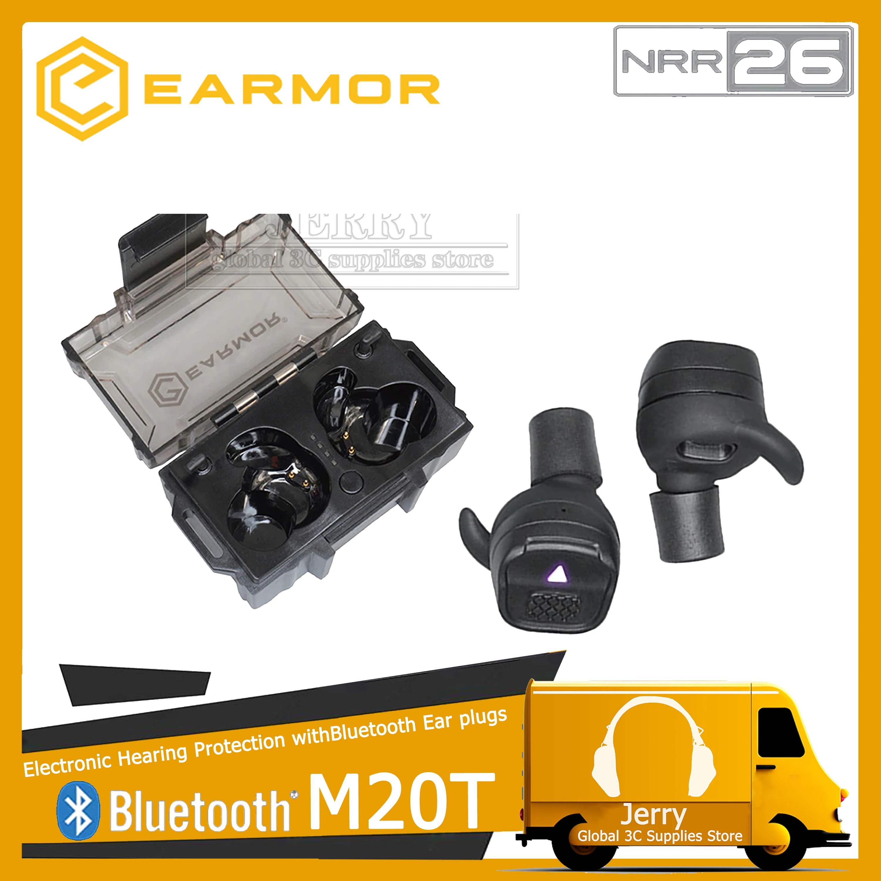 Earmor M20T Military Tactical Bluetooth Headset Electronic Shooting
