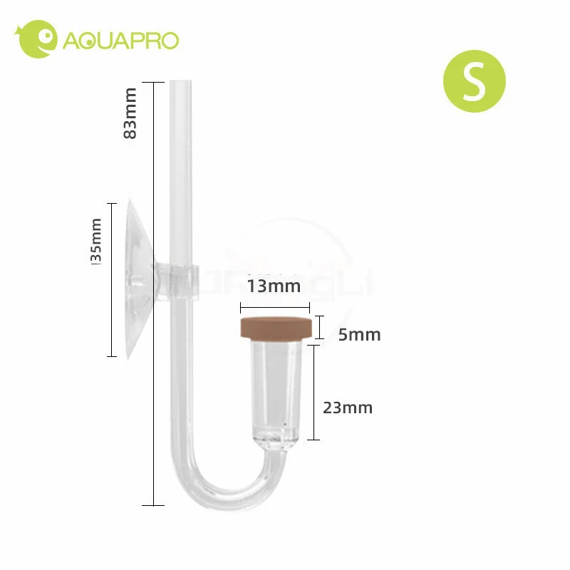 Aquarium CO2 Diffuser CO2 Diffuser for Aquarium Bubble Generator Twinstar Style Atomizer Acrylic Fishing Equipment Tank Plant Accessory System Mini
