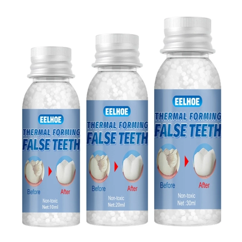 

Reusable Denture Adhesive Tooth Repair Falseteeth Granules Tooth Care Makeup