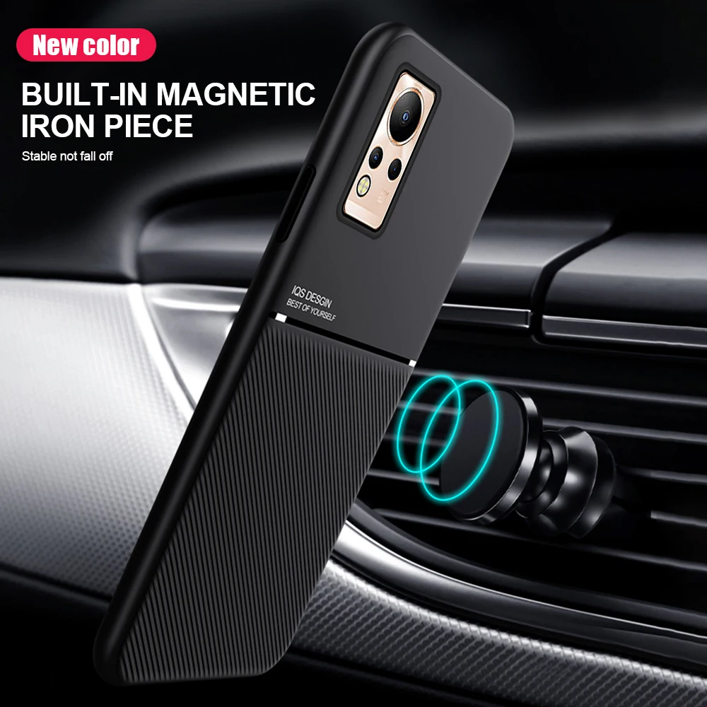Capa de telemóvel em pele mate para infinix note 12 e 11 série_voghion.com