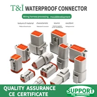 1/5/10 Sets  DT 2P/3P/4P/6P/8P 22-16AWG Waterproof Deutsch Connector deutch connectors Plug Kit DT06-2S DT04-2P  DT04-3P 1