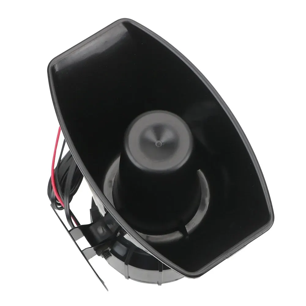 Mikrofon-PA-System, Notfallverstärker, Hupe, Lautsprecher, laute Autohupe, Polizeisirene, Lufthupe, Megaphon, Ton, 12 V, 100 W, Auto-Warnalarm – Detail 4