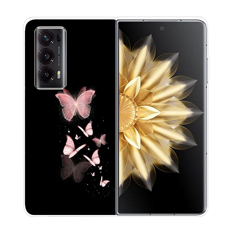 Durable Clear Hard Shell Phone Case - Shockproof & Foldable Design
