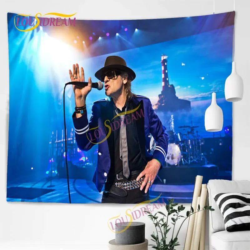 

3D Printed Udo Lindenberg Tapestry Wall Hanging Art Home decorate German singer poster Dorm Bed Sofa Multi Size Tapestry