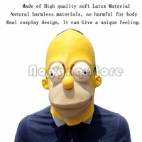 Прекрасный косплей, семейный вместе, большие глаза, рот, забавная маска на Хэллоуин, анфас, головной убор, костюм, реквизит для карнавала, вечеринки, Марди Гра — изображение 2