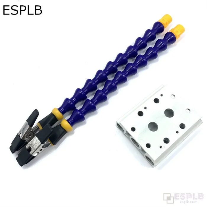ESPLB Third Helping Hands Holder Universal Octopus Soldering Iron Bench Vise Table Clamp with Flexible Arms for TS101/100 PINE64