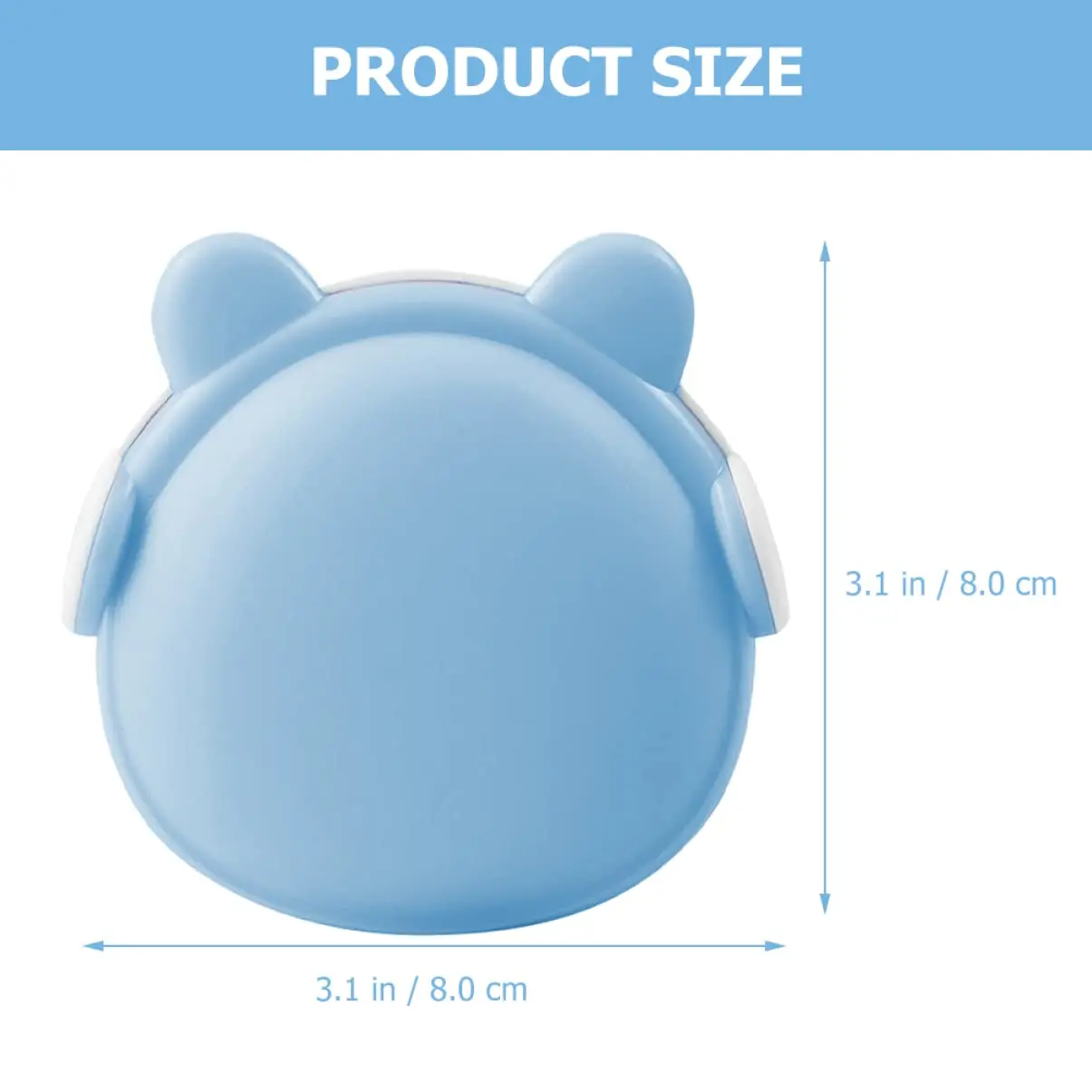 2pc Night Lights Plug into Wall Auto Dusk to Dawn Sensor Earphone Bear Cute LED Nightlight For Kids Nursery Bedroom Decoration