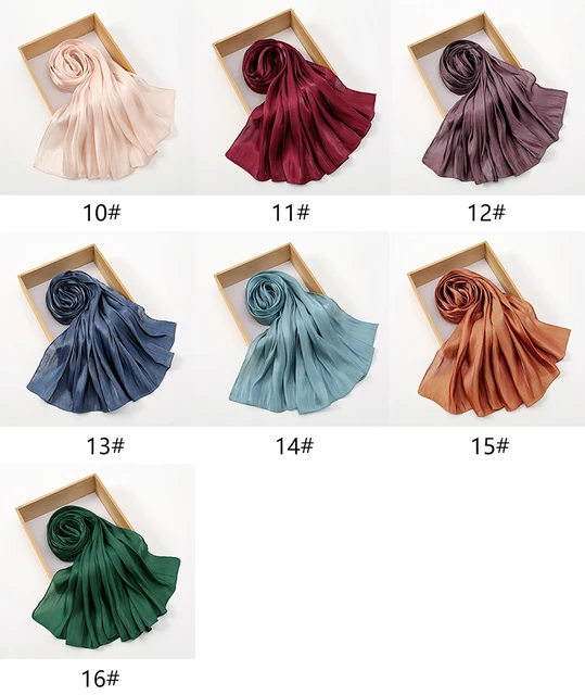 106943-d75bf5.jpg Nouveau Premium Shimmer soie Hijab écharpe femmes luxe Medine soie voile musulman femmes Hijab brillant châle islamique Turban Haedscarf enveloppes