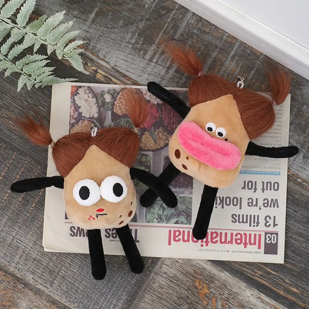 

Big Mouth Girl Big Mouth Girl Plush Keychain Short Plush Keyring Sausage Mouth Doll Sausage Mouth Doll Stuffed