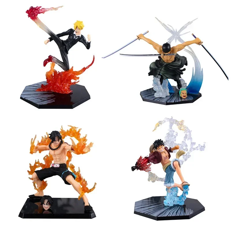 

Fire Fist Luffy Fire Fist Ace Ghost Slayer Sauron Demon Windfoot Sanji Figure Boxed Ornament