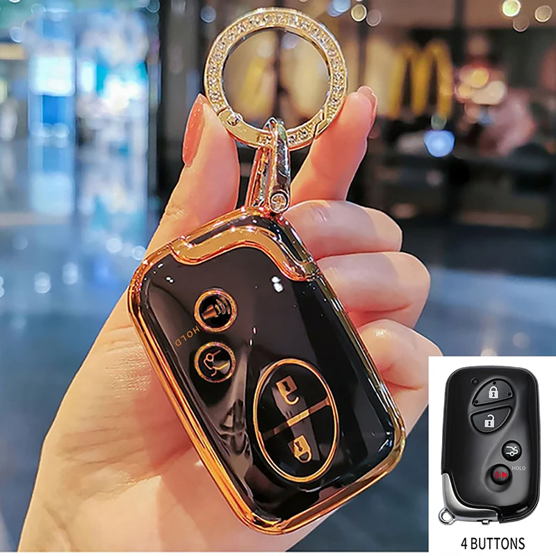 Luxury Car Key Case Cover - Premium Interior Accessory
