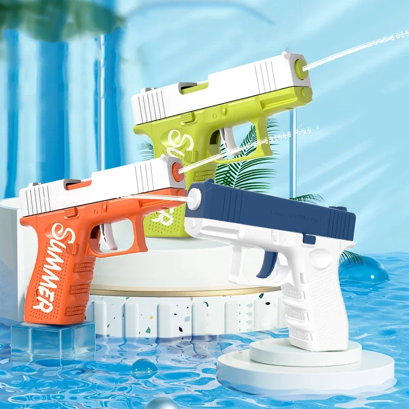 Fun Glock Water Gun Children's Toy Water Gun Manual Burst Outdoor Water Play Summer Toy 2