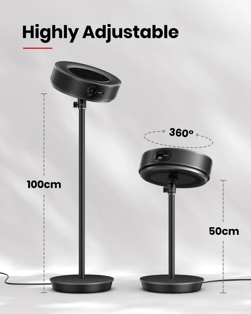 Anker Nebula Projector Lightweight Adjustable 3-ft Floor