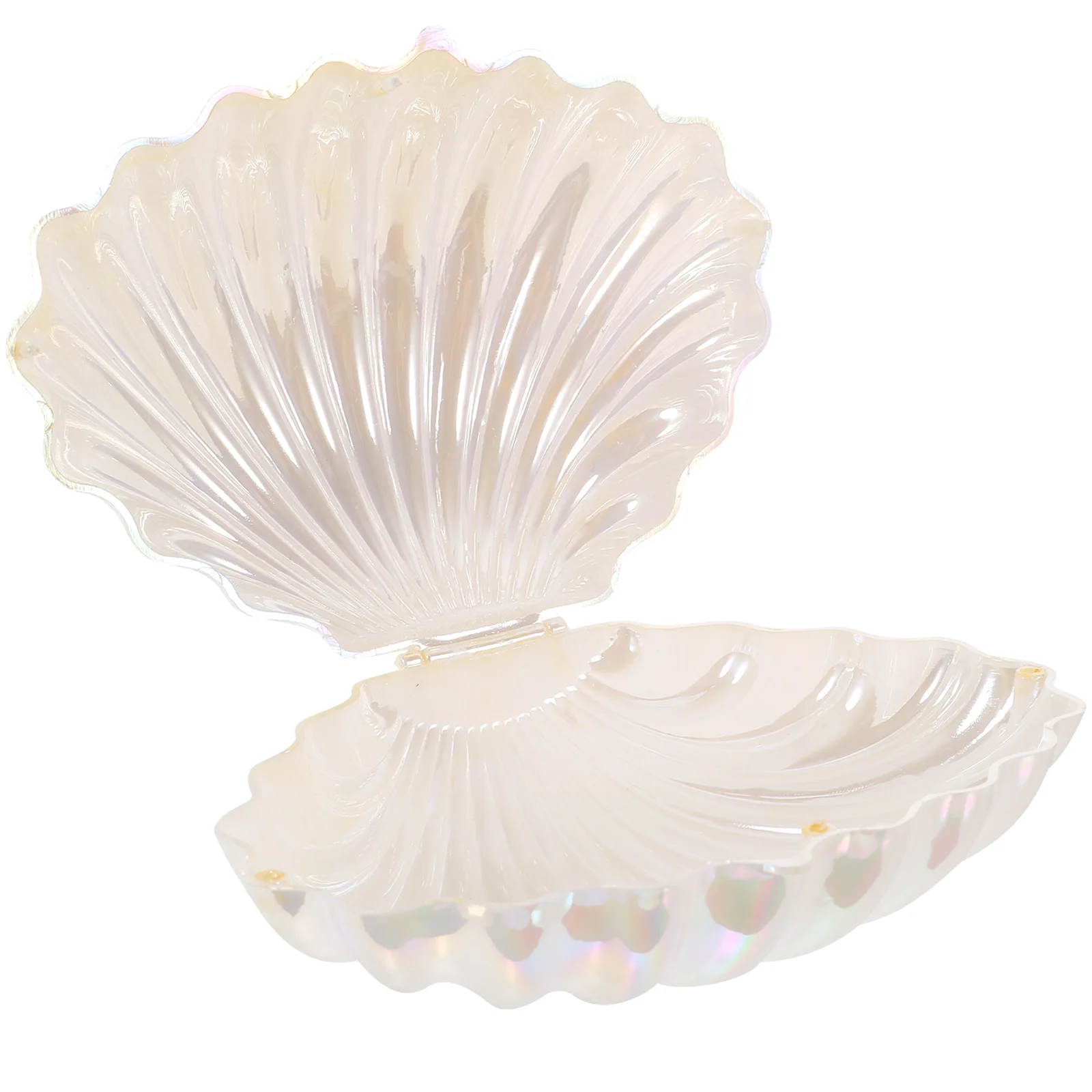 Pearlescent Shell Outfit Ocean Decor Candy Jar Party Favor Containers Small Dish Hat Pp Table Sea Holder Boxes