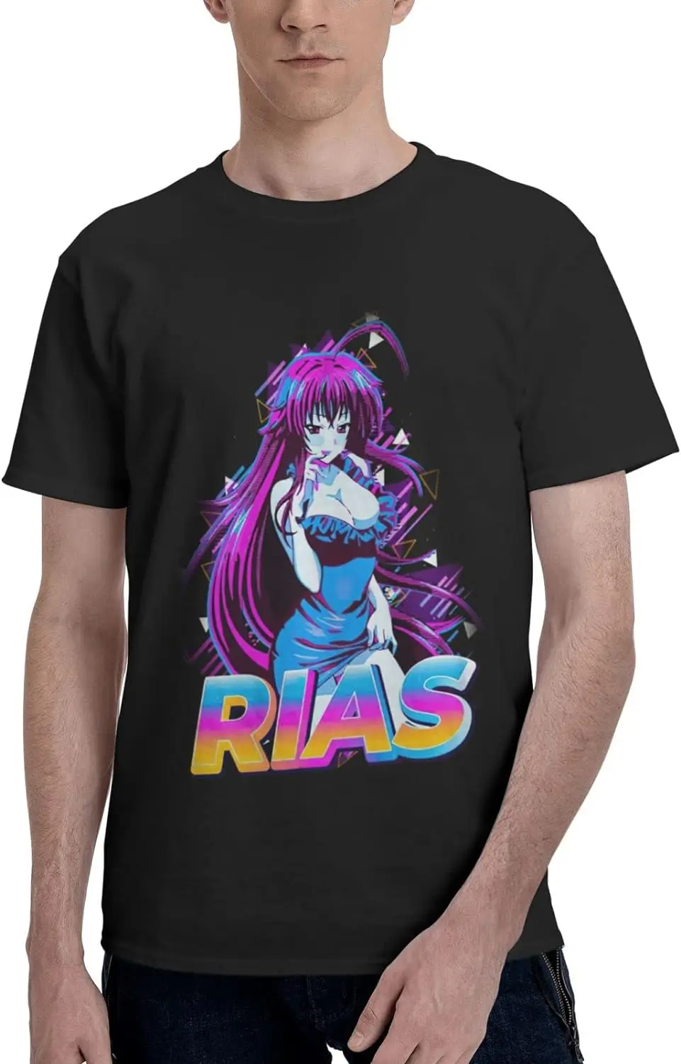 

Мужская хлопковая футболка с круглым вырезом