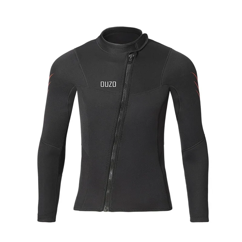 

New Wetsuit 3mm Neoprene Men's Long Sleeve Women Diving Suit Thickened Keep Warm Two Piece Surfsuit Snorkeling Winter Swimsuit