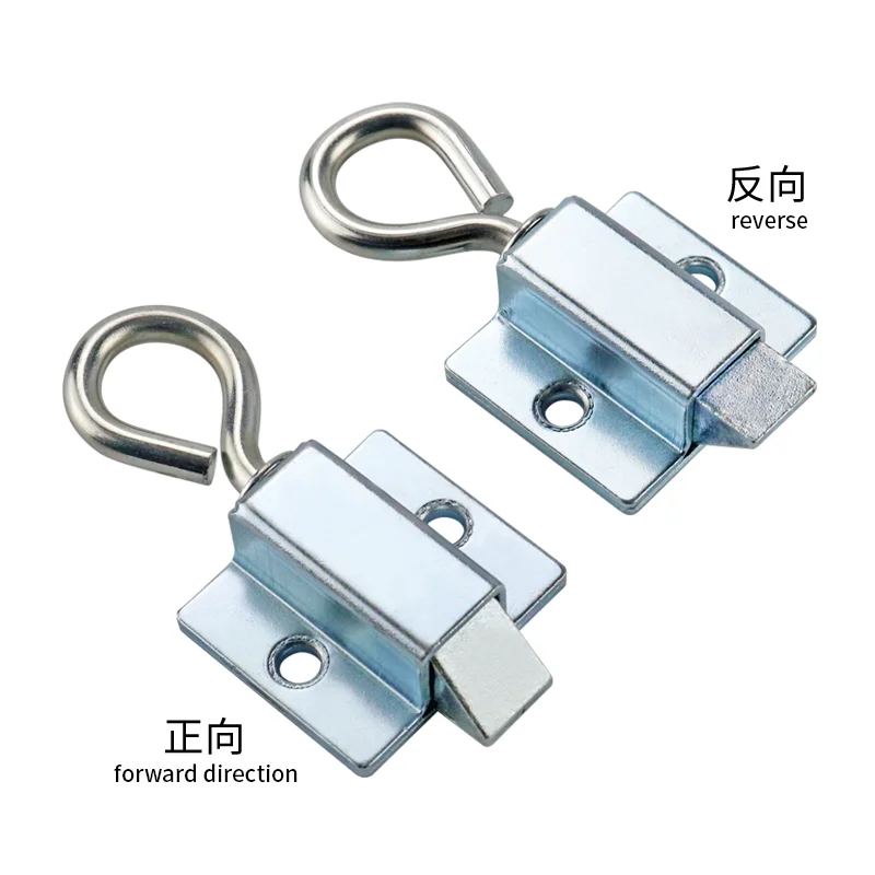 Retractable Buckle Pull Ring Latch Cabinet Lock Push Pull Box Buckle Door Latch