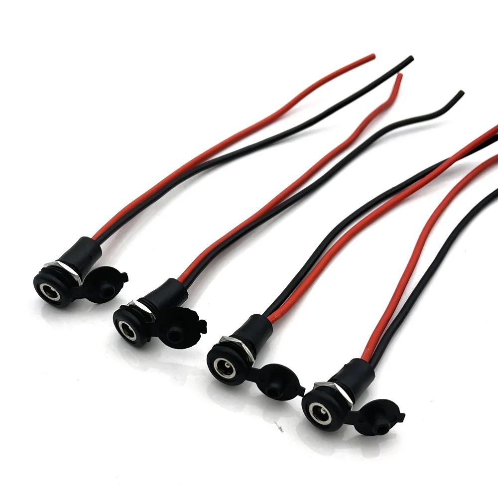 5,5*2,1mm/5,5*2,5mm DC-Strombuchse mit Gewindeanschluss, Adapter Geeignet für Lithium-Elektrofahrzeug-Batterien – Detail 2