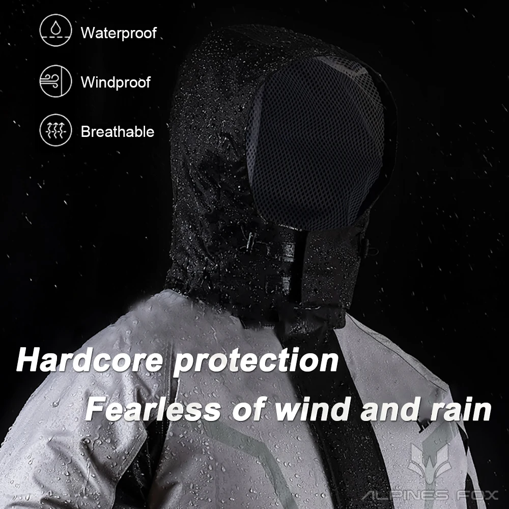 New Motorcycle Raincoat Suit Rainstorm Prevention Jacket Pants Camping Hiking Fishing Raincoat Motorcyclist Rider Set