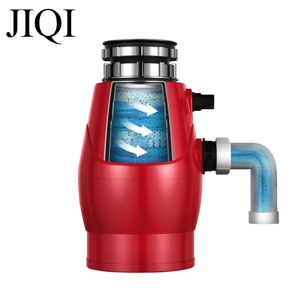 JIQI Food Waste Disposer 560W Food Residue Garbage Processor Sewer Rubbish Disposal Crusher Grinder Kitchen Sink Appliance 3