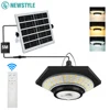 Solar Pendant Lights Outdoor Solar Shed Light Motion Sensor 288 LEDs Dimmable Indoor Barn Lamp Waterproof Gazebo Yard Garage Pat 1