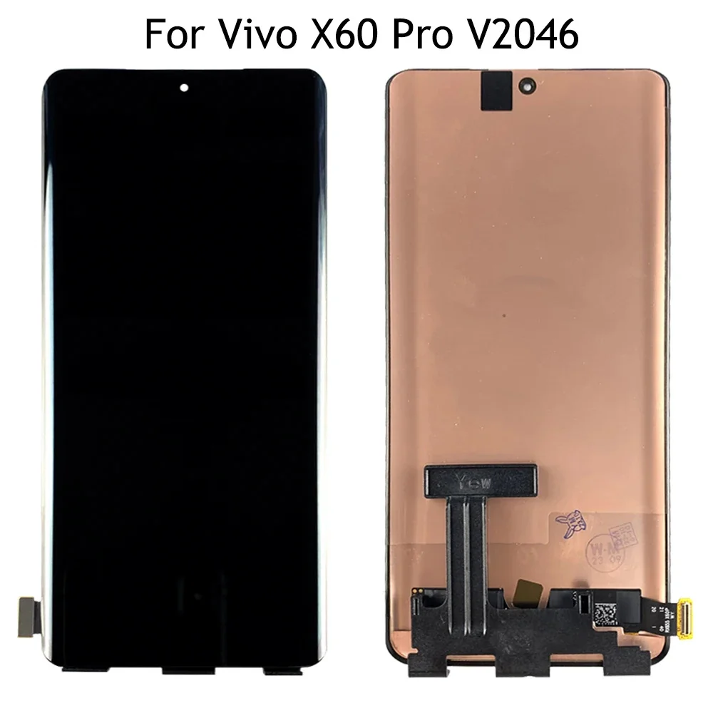 Original For VIVO X60 Pro LCD V2046 Display Touch Screen