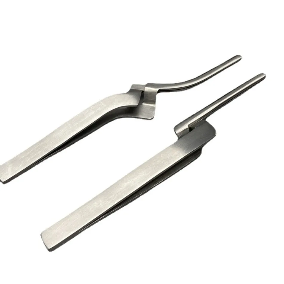 

1pc Stainless Steel Dental Articulating Paper Tweezers Bite Paper Forceps Serrated Orthodontic Plier For Teeth Care Dental Tools