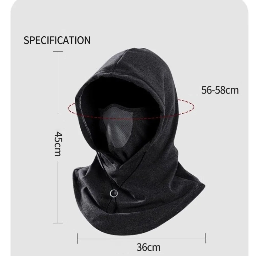 New Warm Scarf Mask Integrated Hat Windproof Coldproof Helmet Cap Breathable Waterproof Pullover Cap for Outdoor Cycling Skiing