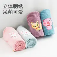 Hair Towel Women Girl's Magic Microfiber Shower Dry Hair Cap Bath Hats Bathroom Quick Drying Soft for Lady Turban Head 2