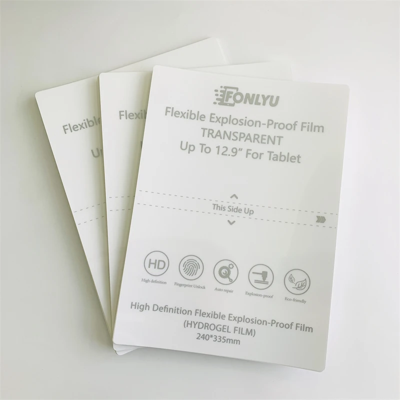 Pad Tablets hd Clear Matte Anti-azul Filme para Cortador de Hidrogel 11 Polegadas Lcd Protetor de Tela Frente Film Máquina de Corte 10 Pcs - Imagem 4