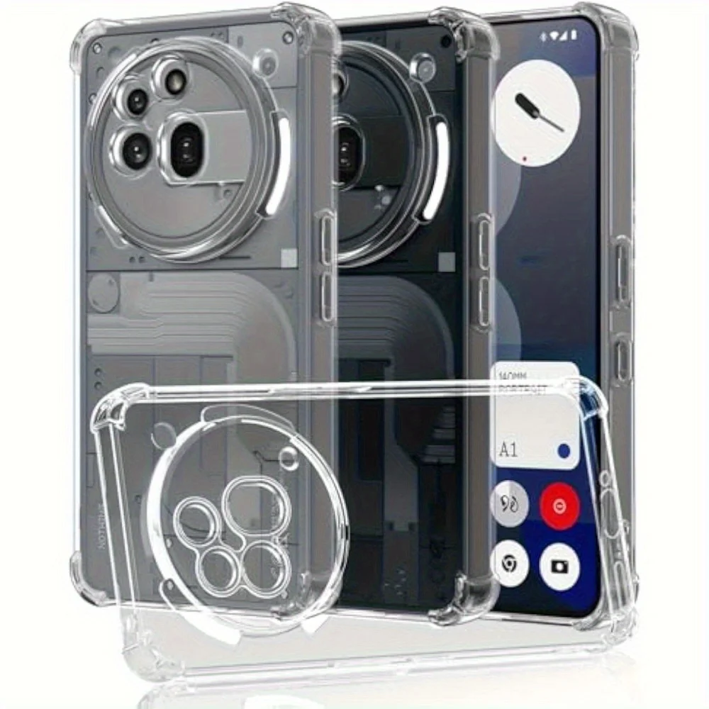 Luxury Silicone Airbag Transparent TPU Shockproof Bumper Case