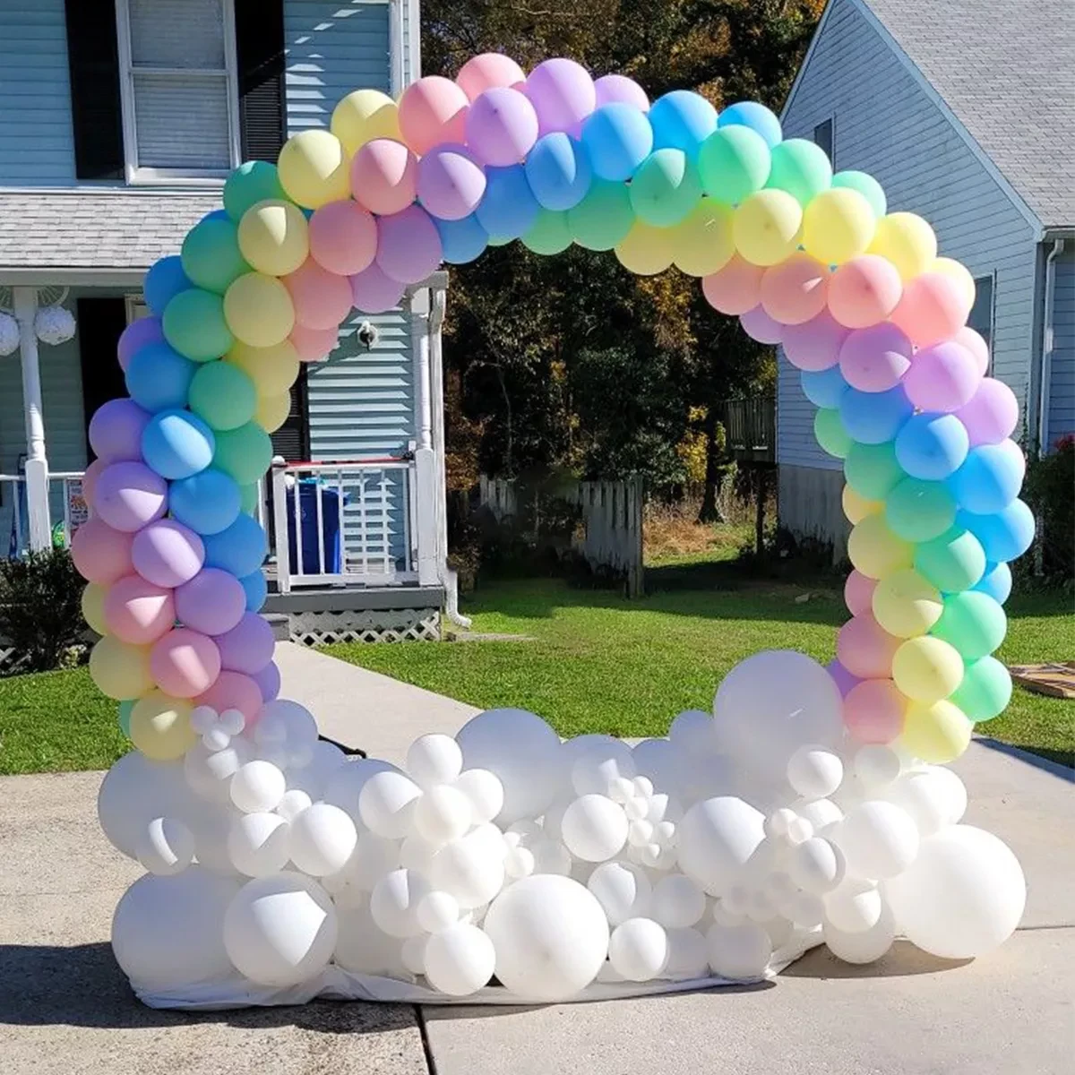 New Round Balloon Arch Kit Holder Bow Of Balloon Circle Wreath Balloon Stand Wedding Birthday