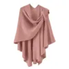 2024 Women'S Shawl Wraps Open Front Poncho Cape Oversized Shawls Casual Cardigan For Fall Winter Womens Scarfs Lightweight 5