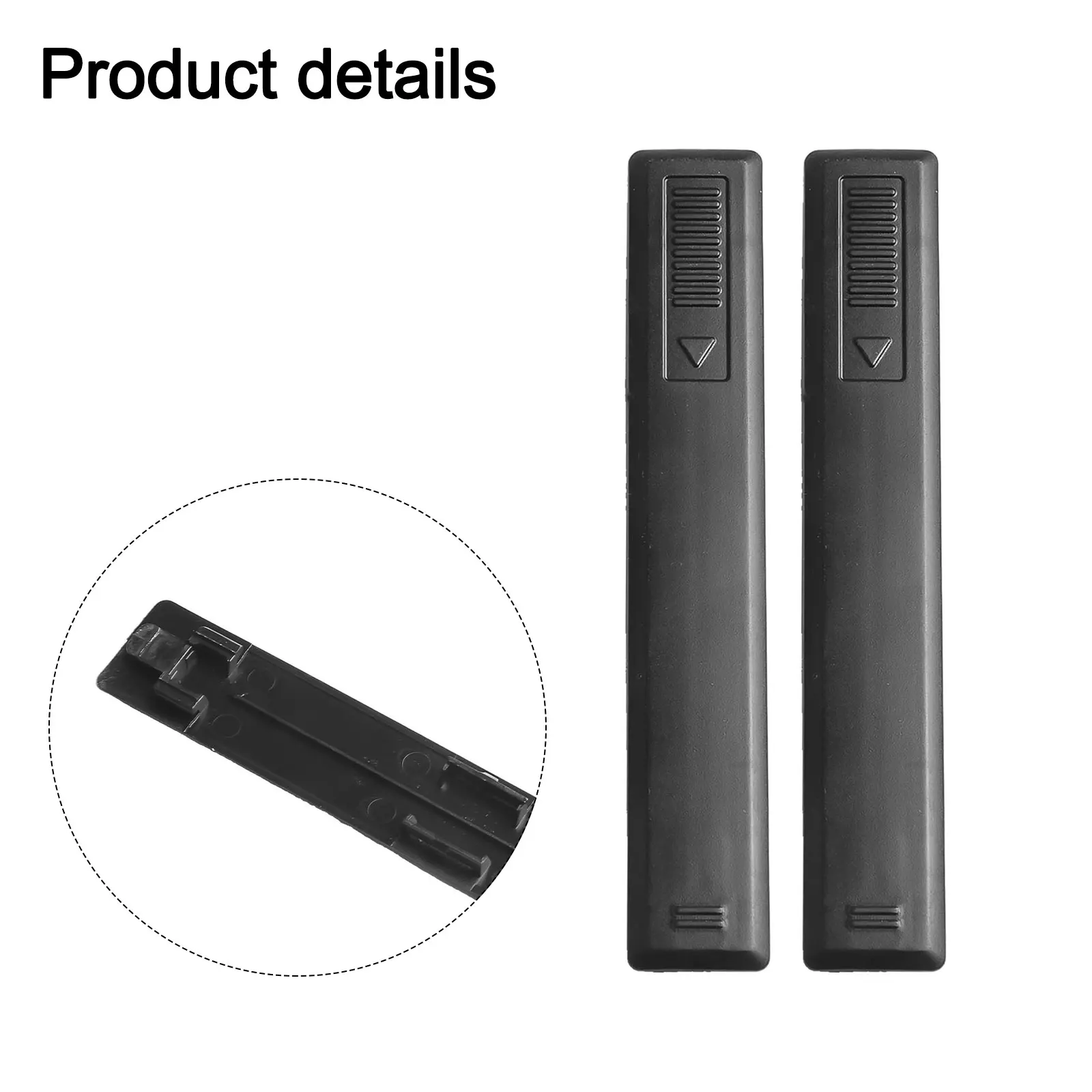 2pcs Car Roof Rack Bars Hole Top Moulding Clip Cover ABS-Black Replacement For Suzuki Swift 2010-Onwards Number 78132-68L01