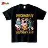 Family Matching Outfits Boys Birthday Party Shirt  Personalized Name 1st 10th Family Birthday Party Outfits Golden Shiny Outfits 4