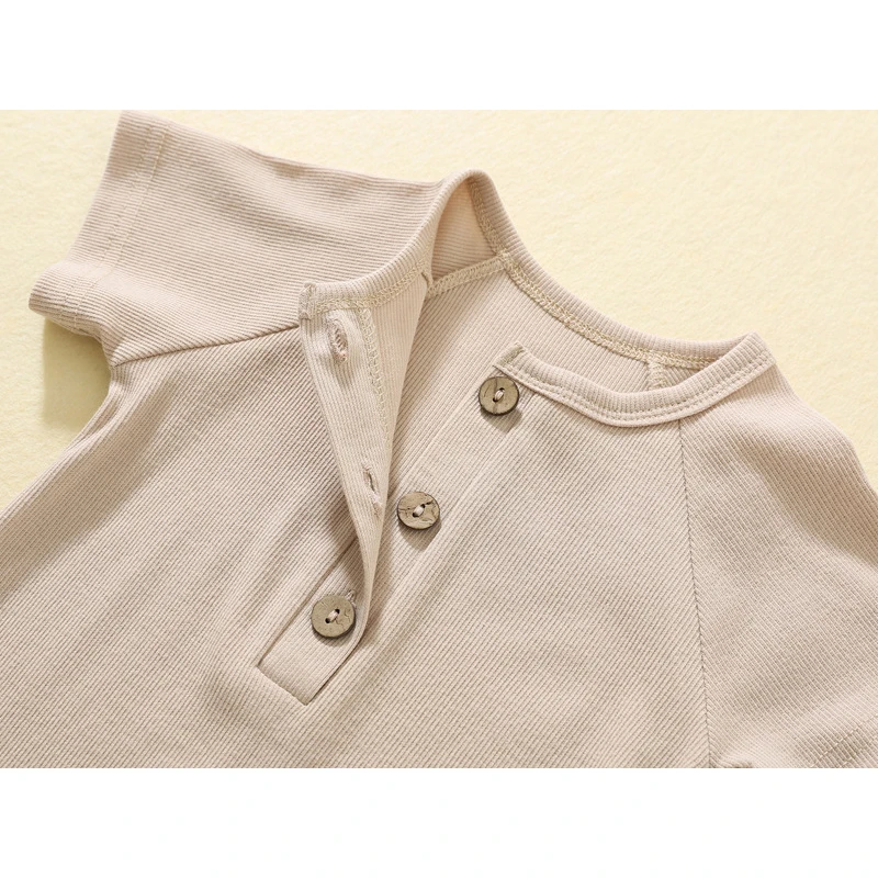Baby Boy Romper Summer Wear Infant Bebe Thin Pajamas Short Sleeve Jumpsuit Ribbed Clothes Knitted Stretch Girl Outfits Playsuit 5