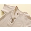 Baby Boy Romper Summer Wear Infant Bebe Thin Pajamas Short Sleeve Jumpsuit Ribbed Clothes Knitted Stretch Girl Outfits Playsuit 5