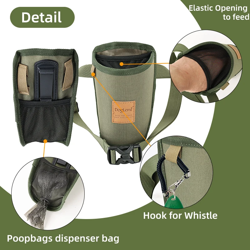 Compact Dog Snack Pouch - Outdoor Training & Reward Bag