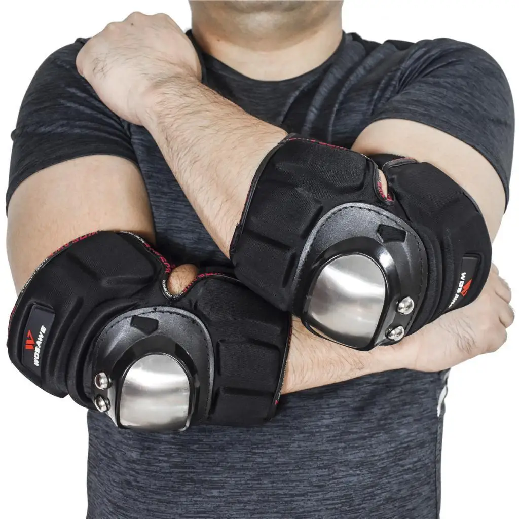 1Pair Elbow Pads for Adult Elbow protection with Wrist Guards Suitable for Skating Cycling Rollerblading Scooter