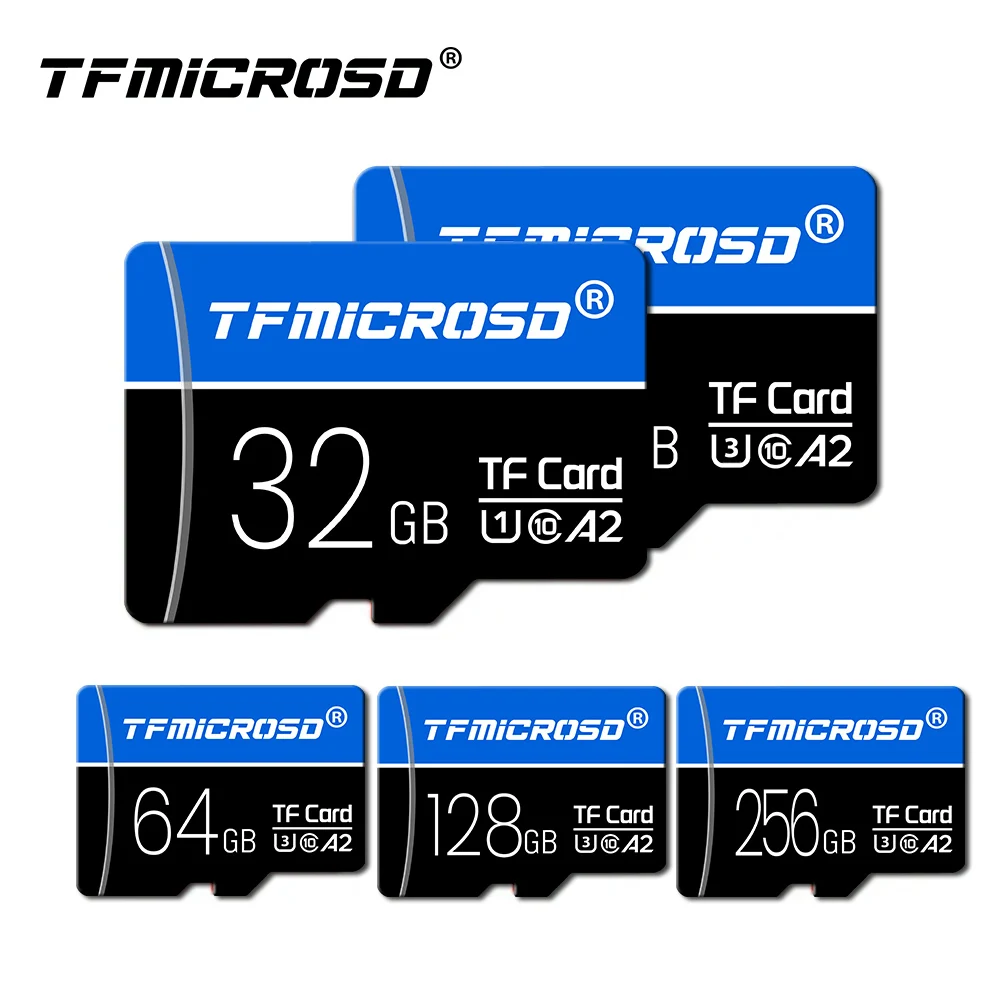 Tfmicrosd memória rty 64GB 128GB 256GB U3 C10 Mali SD/TF cartão Delaware memória 32GB U1 számára telefonok Nintendo Vasúti váltó játékok camer 4K Tv-t néz