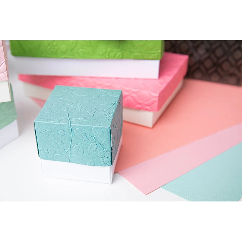 Nine Transparent 3d Embossed Folders Diy Paper Cuttings Mold Embossed Plastic Plate Design Scrapbook 6.5 X 4.5 Inches N