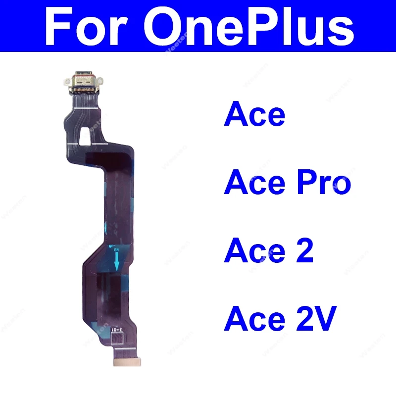 OnePlus Ace Series USB Charging Dock Flex Cable Charger Port Connector Parts
