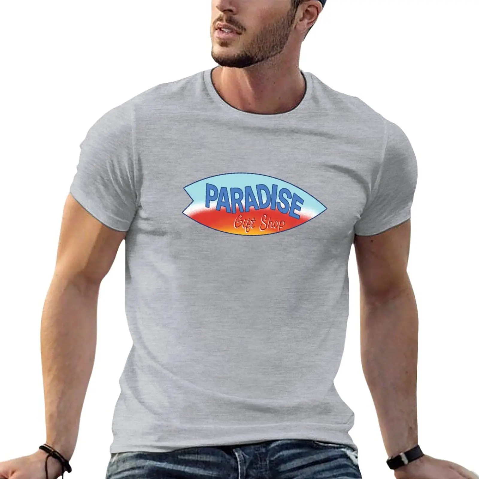

Футболка New Paradise Gift Shop Swag-very Paradise, женская футболка, новая версия, графическая футболка, мужские футболки с графическим рисунком