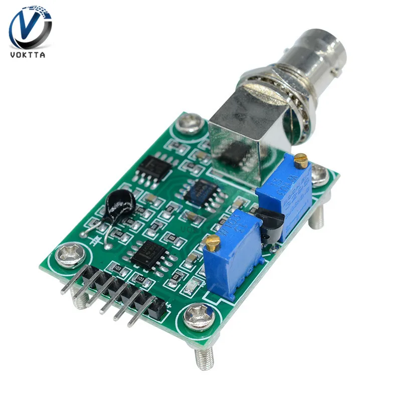 PH Electrode Sensor PH 0-14 Value Detection Regulator Sensor Module Monitoring Control Board Meter Tester BNC Connector Probe
