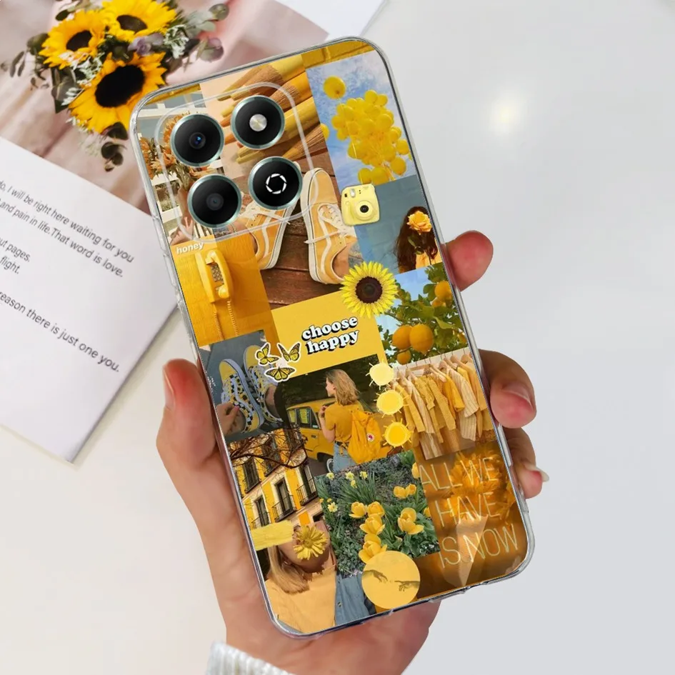 Charming Love Heart Cartoon Soft Silicone TPU Phone Cover -